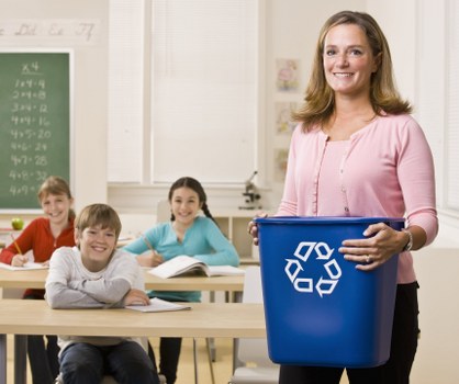 Professional waste management team at work