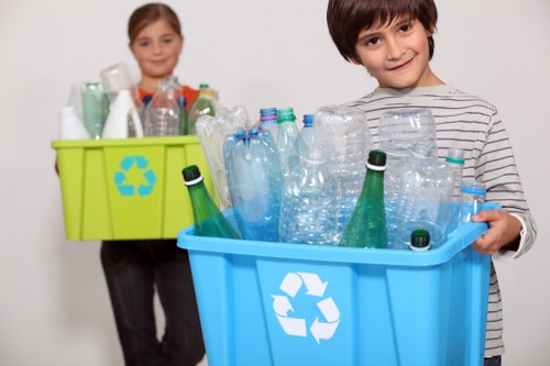 Recycling process in a Turnham Green business
