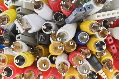 Abstract graphic representing cookie types and privacy